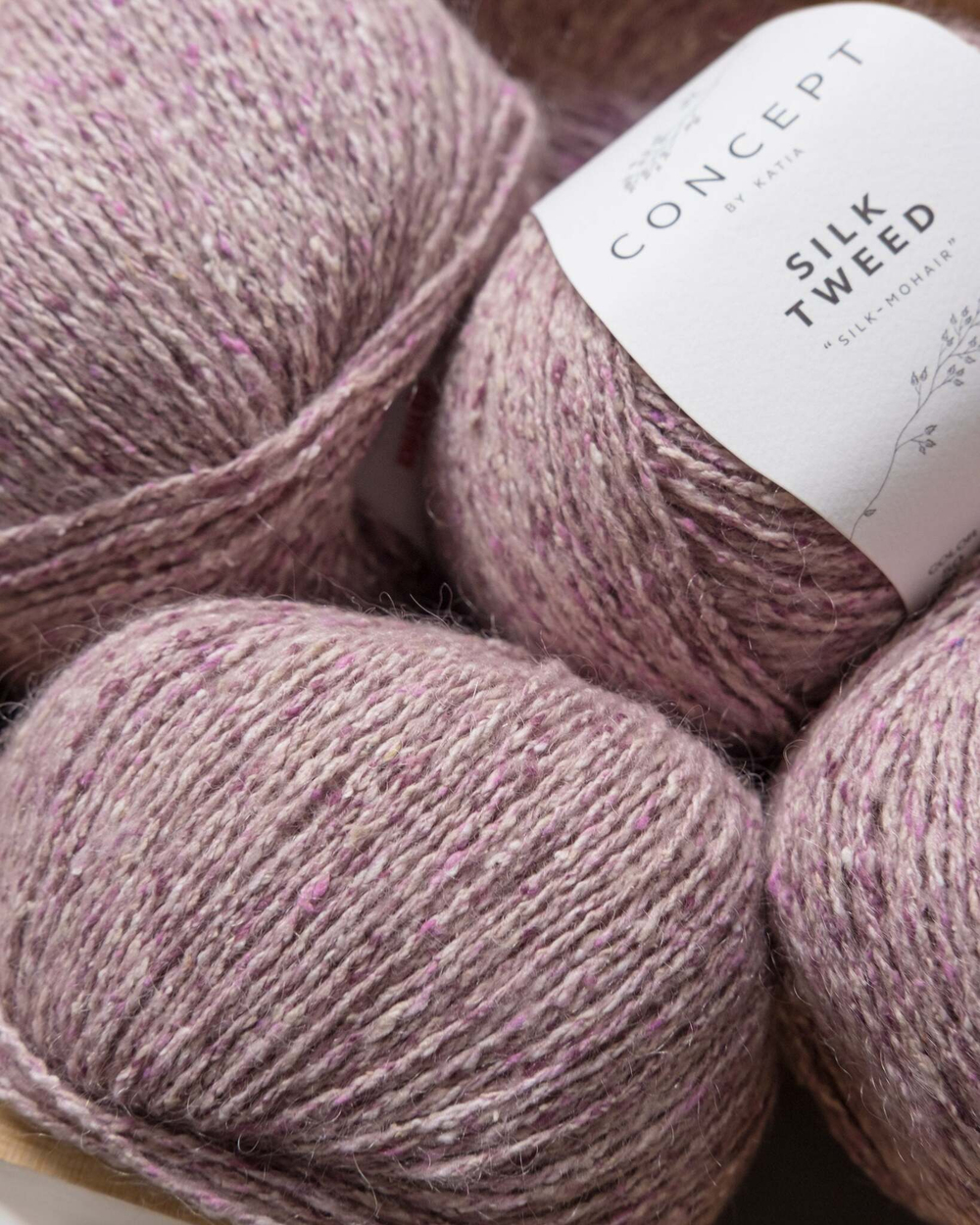 -30% Concept Silk Tweed 5x50g — light pink