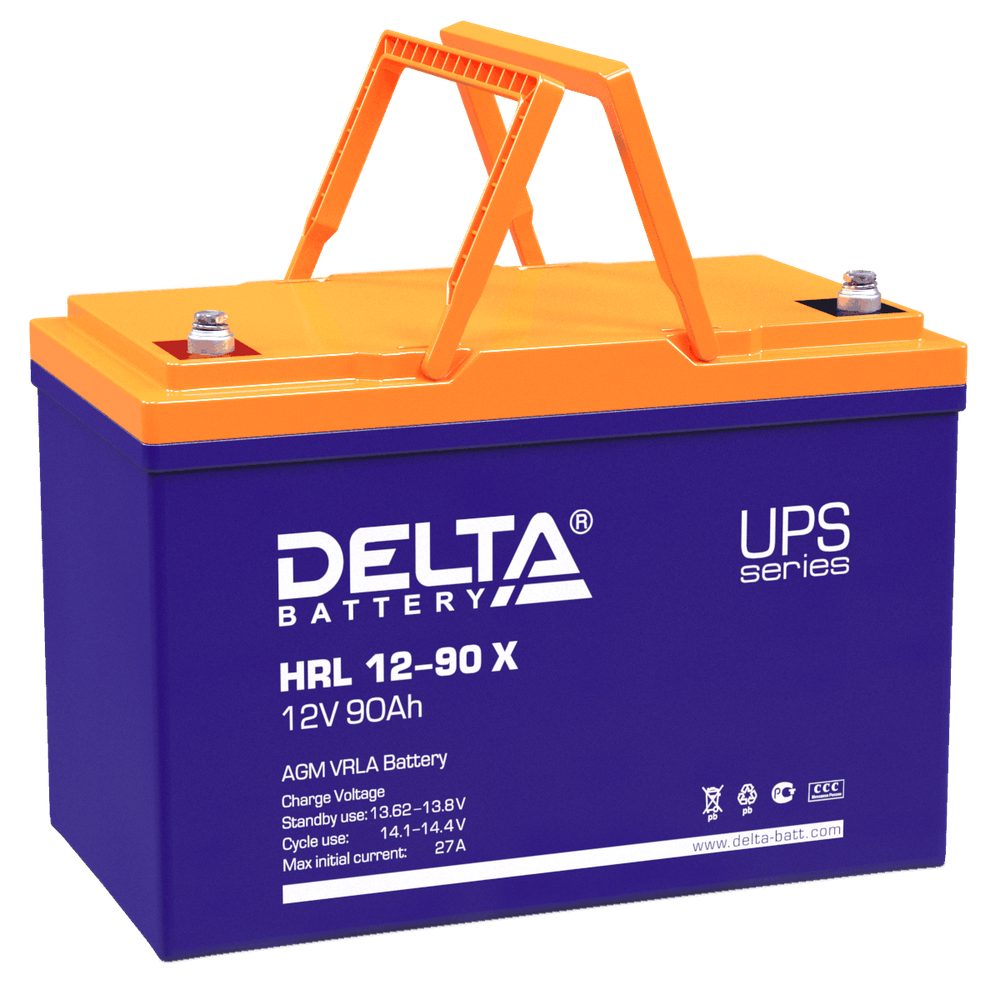 Аккумулятор DELTA HRL 12-180 X | 180 Ач | 12В AGM