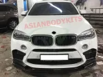 Карбоновая губа переднего бампера для BMW F86 X6M / F85 X5M БМВ обвес