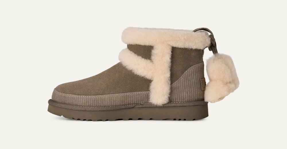 UGG Угги Classic Mini Heritage, серо-зеленый