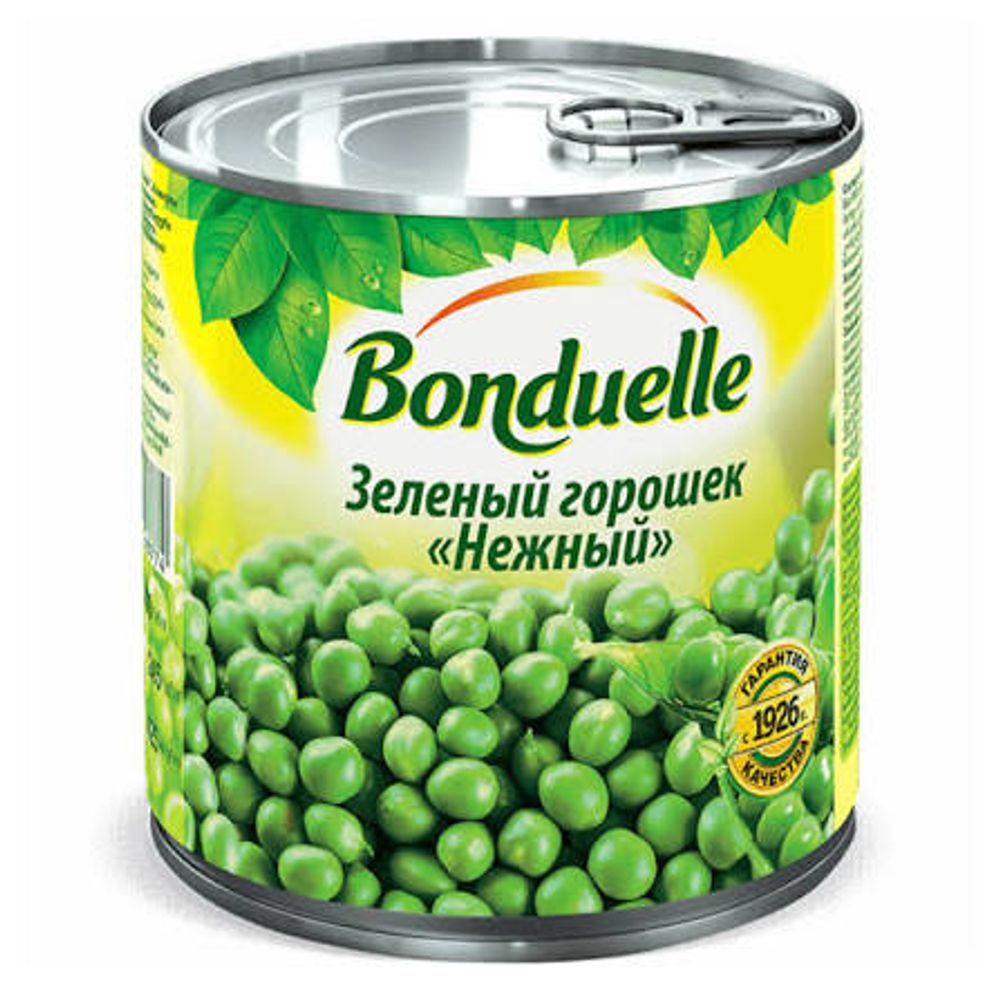 Горошек зеленый  400гр ж/б без ключа  1/12 БРЮХОВЕЦК