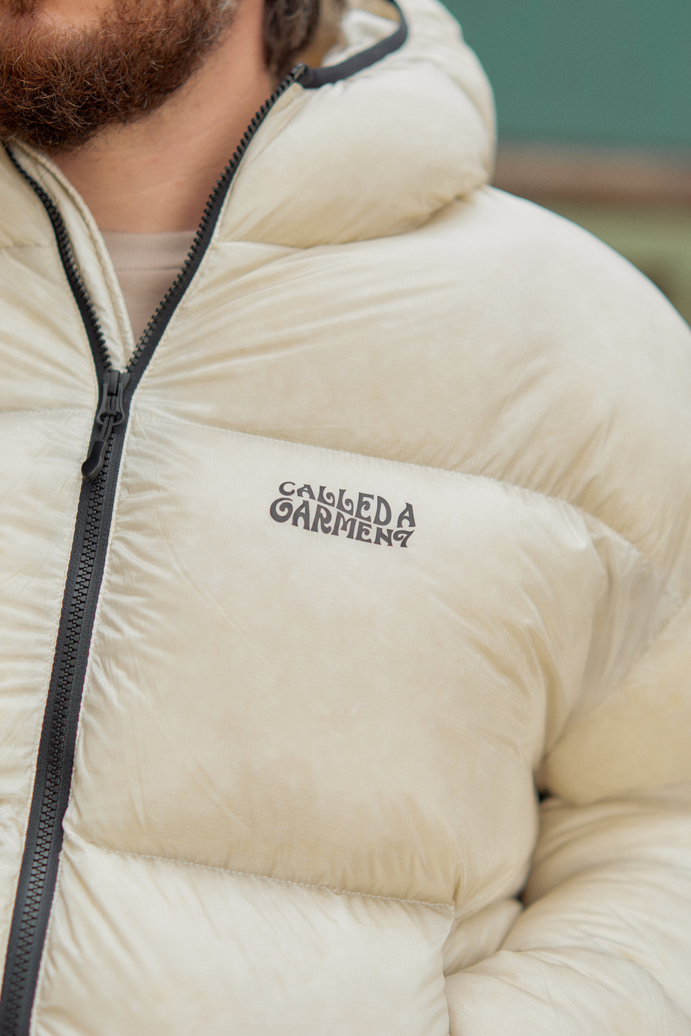 Пуховик Called a Garment Puffer Fish Down Jacket "Frosty White"