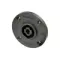 NEUTRIK NL4MPRXX - панельный разъём Speakon female 4-контактный, круглый фланец