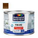 Эмаль ПФ-115 РАДУГА шоколадная   0,4кг