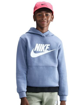Кофта для мальчика теннисная Nike Kids Sportswear Club Fleece - world indigo/white