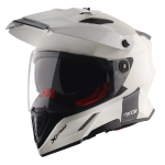 Шлем AXOR X-CROSS DUAL VISOR SC, с визором, цвет белый (M)