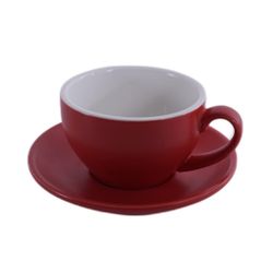 Чайная пара 250 мл красная матовая d 9,6 см h6,3 см Barista (Бариста) P.L. Proff Cuisine [6]