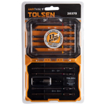 TOLSEN (TT20375) Набор вставок (бит) 1/4", PH, PZ, Hex, Torx, Slotted, 11 предметов