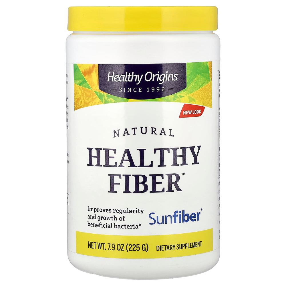 Healthy Origins, Natural Healthy Fiber™, без добавок, 225 г (7,9 унции)