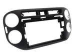 Магнитола для Volkswagen Tiguan 2011-2016 (рамка черная, прямоуг. кнопка ) - Vaycar VA81-0489-2K на Android 13, Быстрая, 2K QLED, CarPlay, 4G SIM-слот