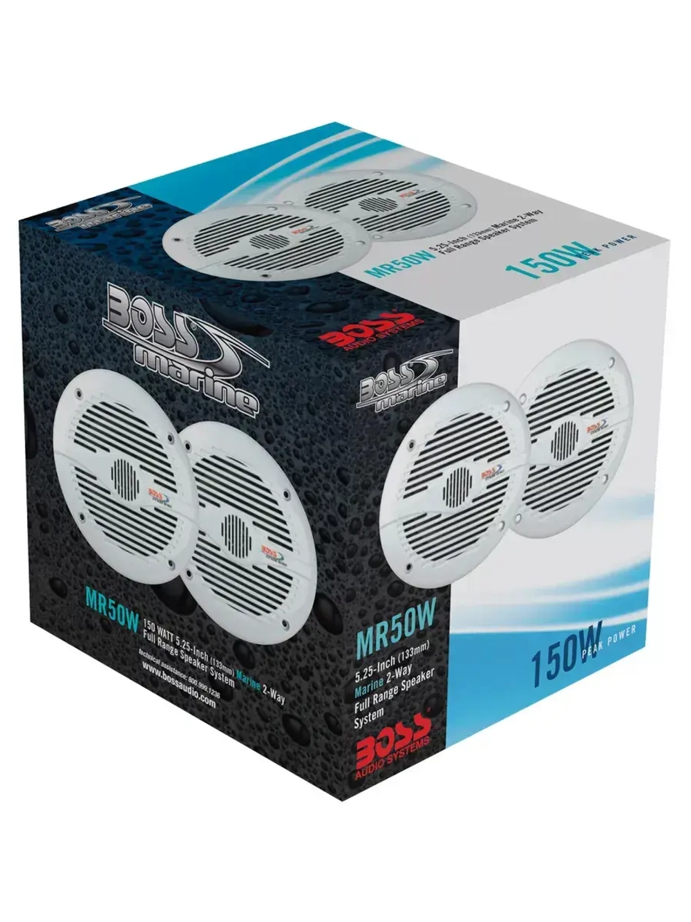 Влагозащитные Динамики Boss Audio Marine MR50W, 150 Вт