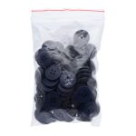 Пуговицы 4 прокола 24L=15 мм, пластик (Blue2 (синий2)), NE56, 72 шт