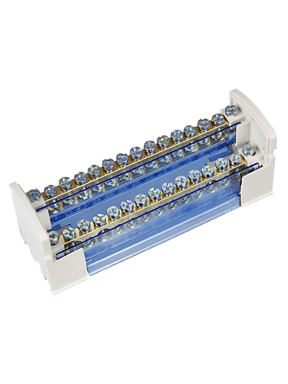 IEK Шины на DIN-рейку в корпусе (кросс-модуль) L+PEN 2х15