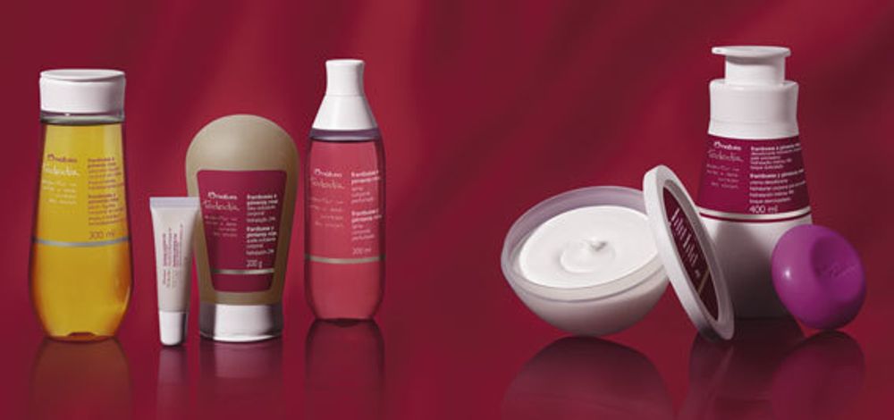 Natura Framboesa e Pimenta Rosa