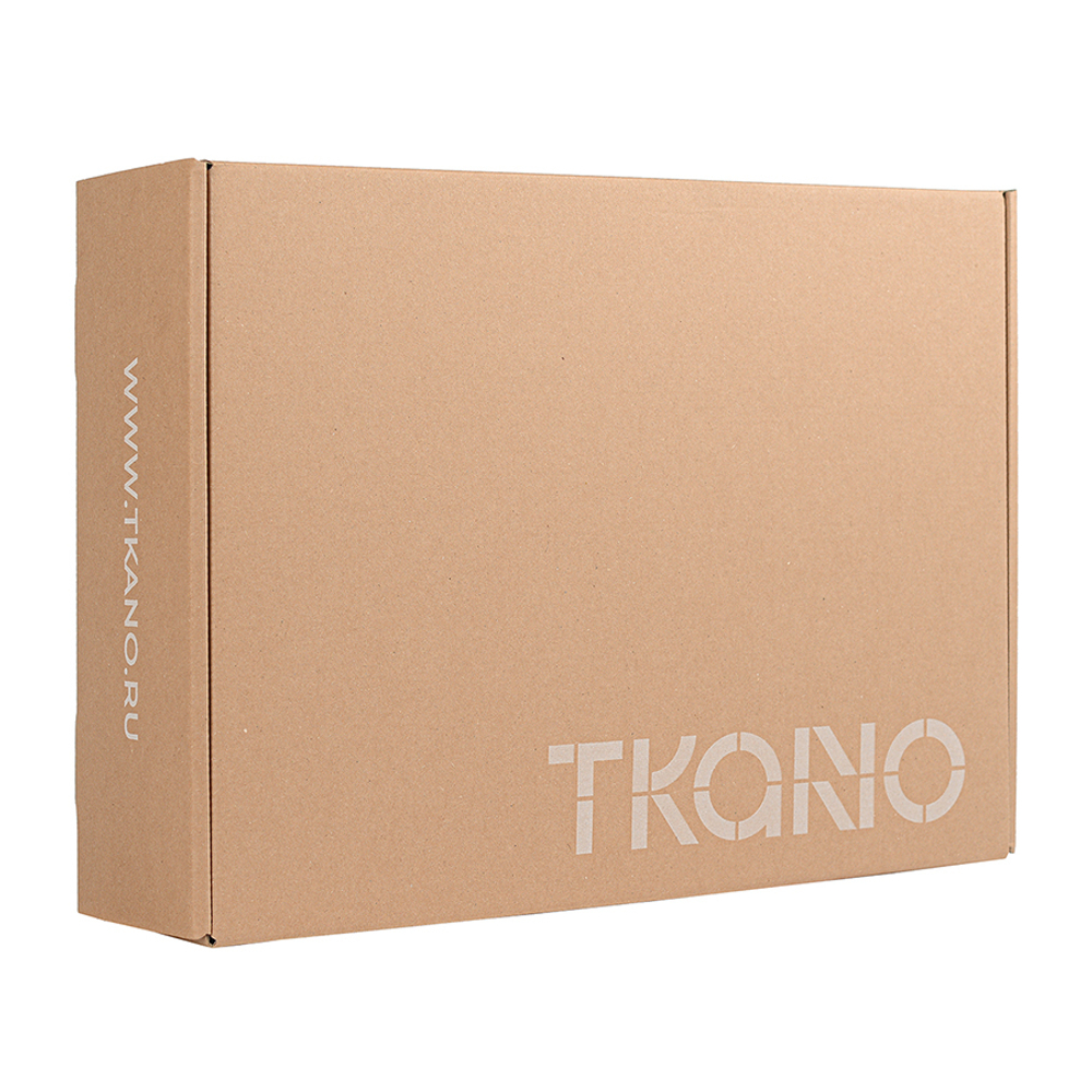 Плед из хлопка жемчужной вязки терракотового цвета из коллекции essential, 130х180 см