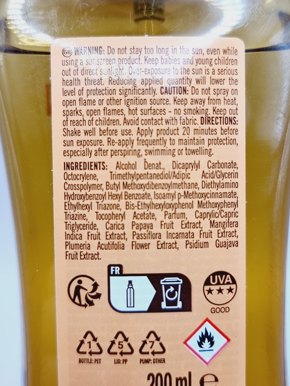 Hawaiian Tropic Protective Dry Spray Oil Mist солнцезащитый спрей SPF30 200 мл (Польша)