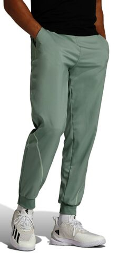 Мужские теннисные штаны Adidas Tennis Pants Pro - silver green