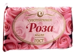 Мыло туалетное ЕЖК Чувственная роза 150 г флоу пак