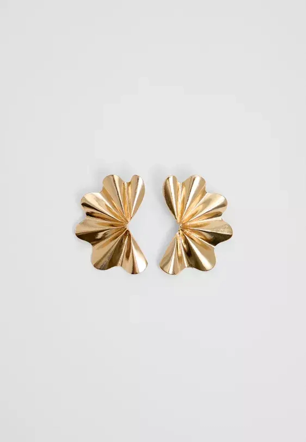 STRADIVARIUS Рельефные серьги, золотой