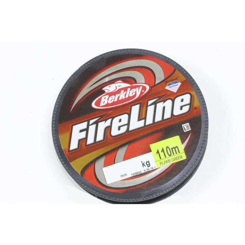 BERKLEY Шнур плетеный Fireline Fused Original 110м яркозеленый 0.20мм 13.2кг Flame Green