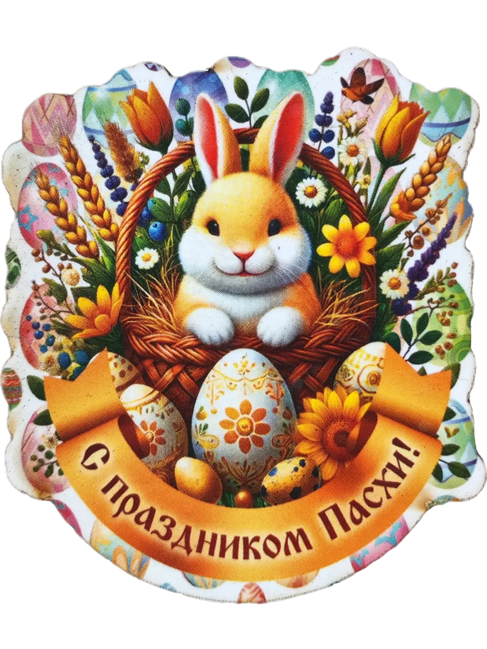 Набор магнитов пасхальный 15 штук
