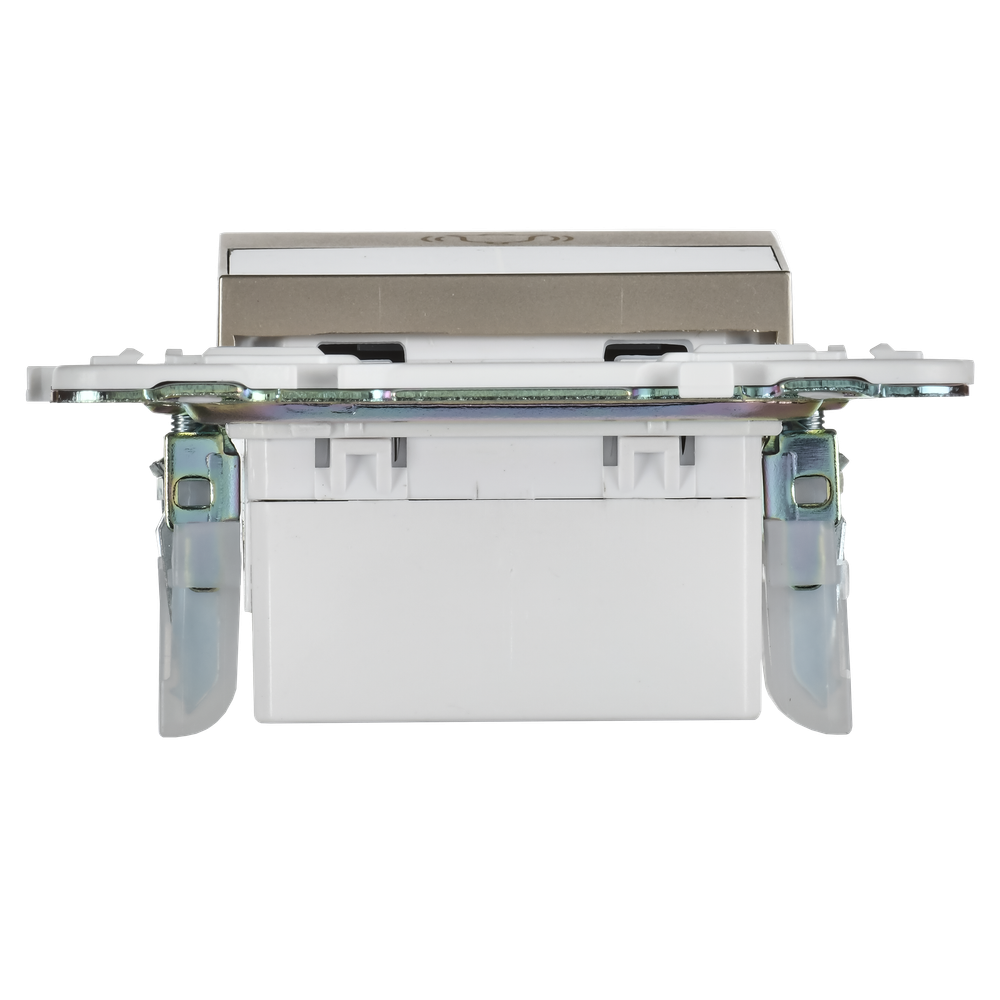 SKANDY Кнопка звонка с индикацией для отелей 10А SK-V17Sh шампань IEK