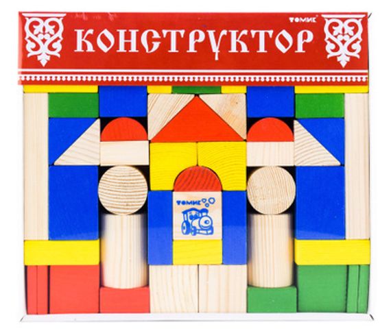 Конструктор "Цветной" 65 дет