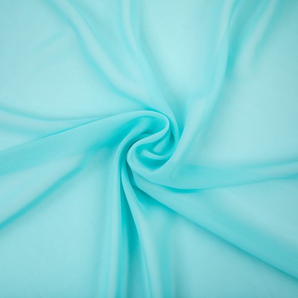 Ткань блузочная Poly Chiffon 84 г/м², 150х147 см, 19 бирюзовый, Gamma PC-02