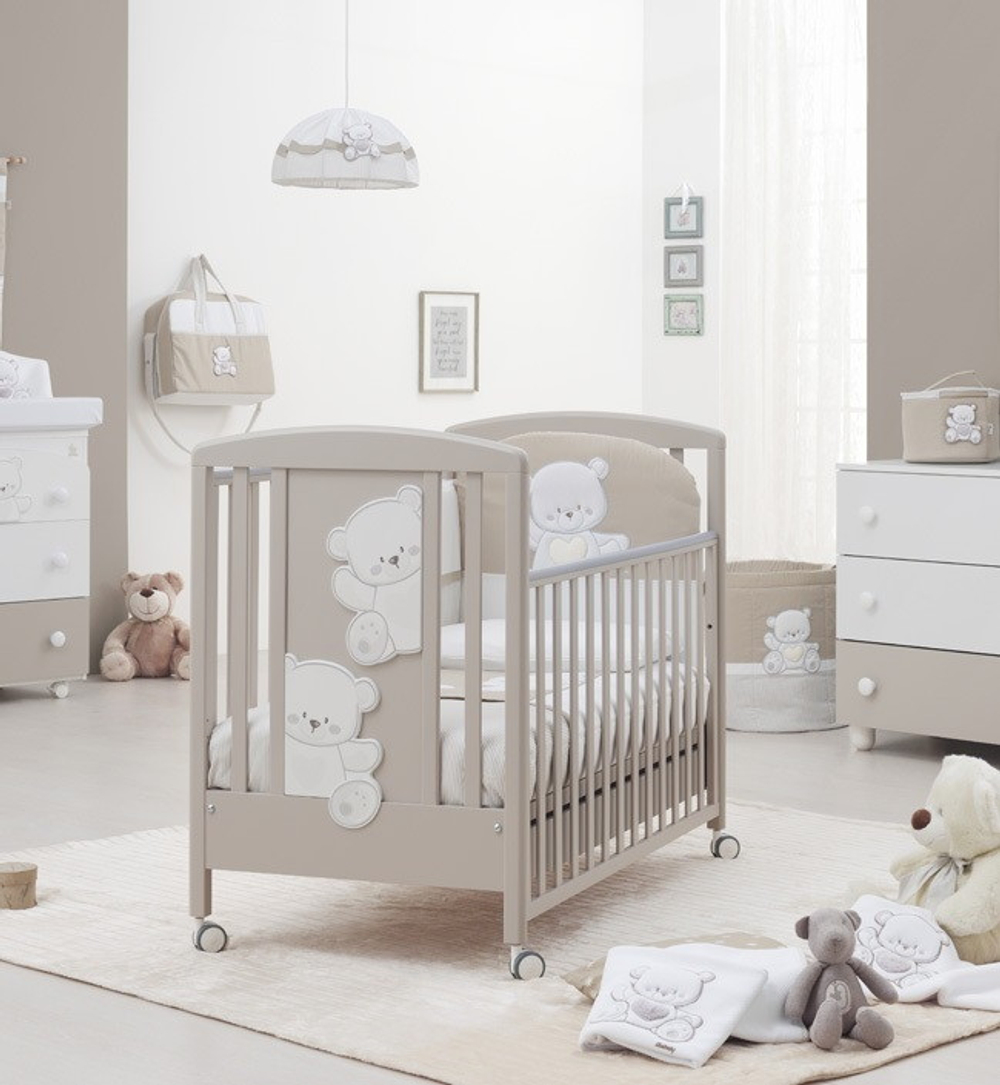 Детская кроватка Italbaby Baby Jolie шоколад