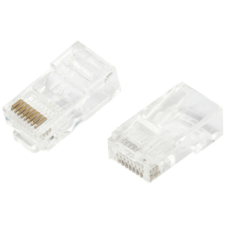 Разъем Intro I-RJ-10 RJ45 (8p8c) UTP 5e упаковка 10 шт