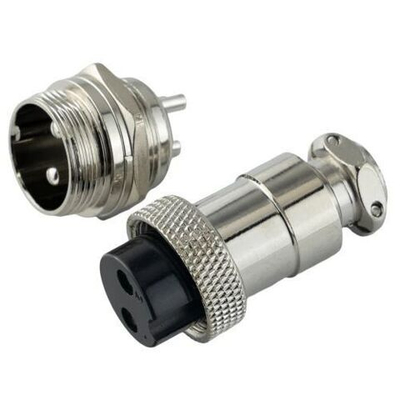 Авиационный разъем GX20 2Pin (штекер+гнездо)