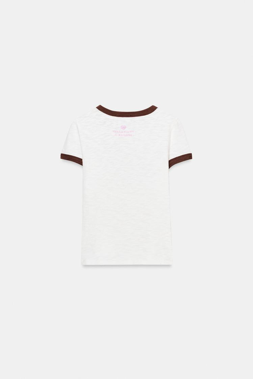 ZARA ФУТБОЛКА ФЛАМЕ HELLO KITTY AND FRIENDS © SANRIO, ЭКРЮ