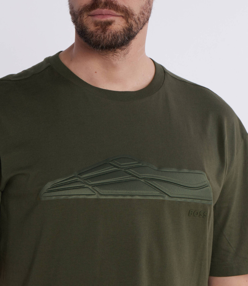 Футболка Tee Titanium BOSS GREEN - хаки(50506339)