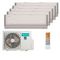 Мультисплит система на 5 комнат Hisense AMS-09UW4RYCHD00(C) x 5 / AMW5-42U4RTA