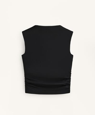 Oysho Спортивный топ Comfortlux, черный