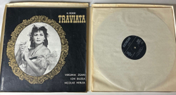Винтажная виниловая пластинка LP G. Verdi, Д. Верди, Травиата Traviata (Румыния 1971)