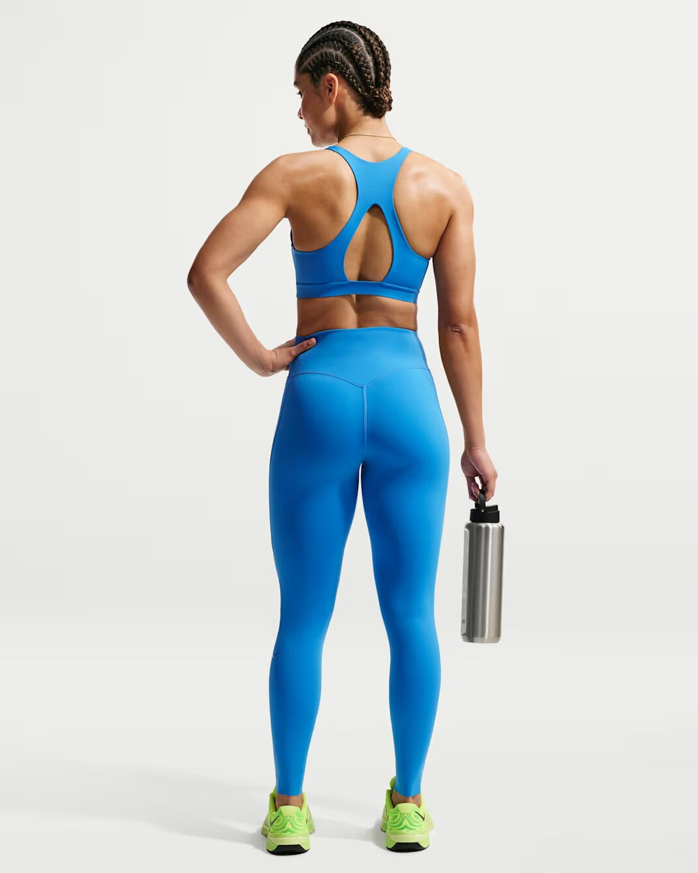 Nike Universa Женские лосины с высокой талией, без шва спереди, полной длины - NIKE