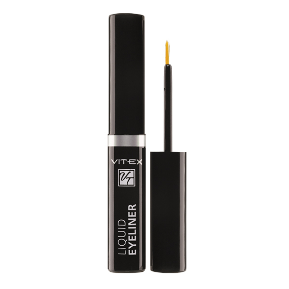 "VITEX" Жидкая подводка д/глаз Liquid EyeLiner Матовая тон 01 (чёрная) 4 мл