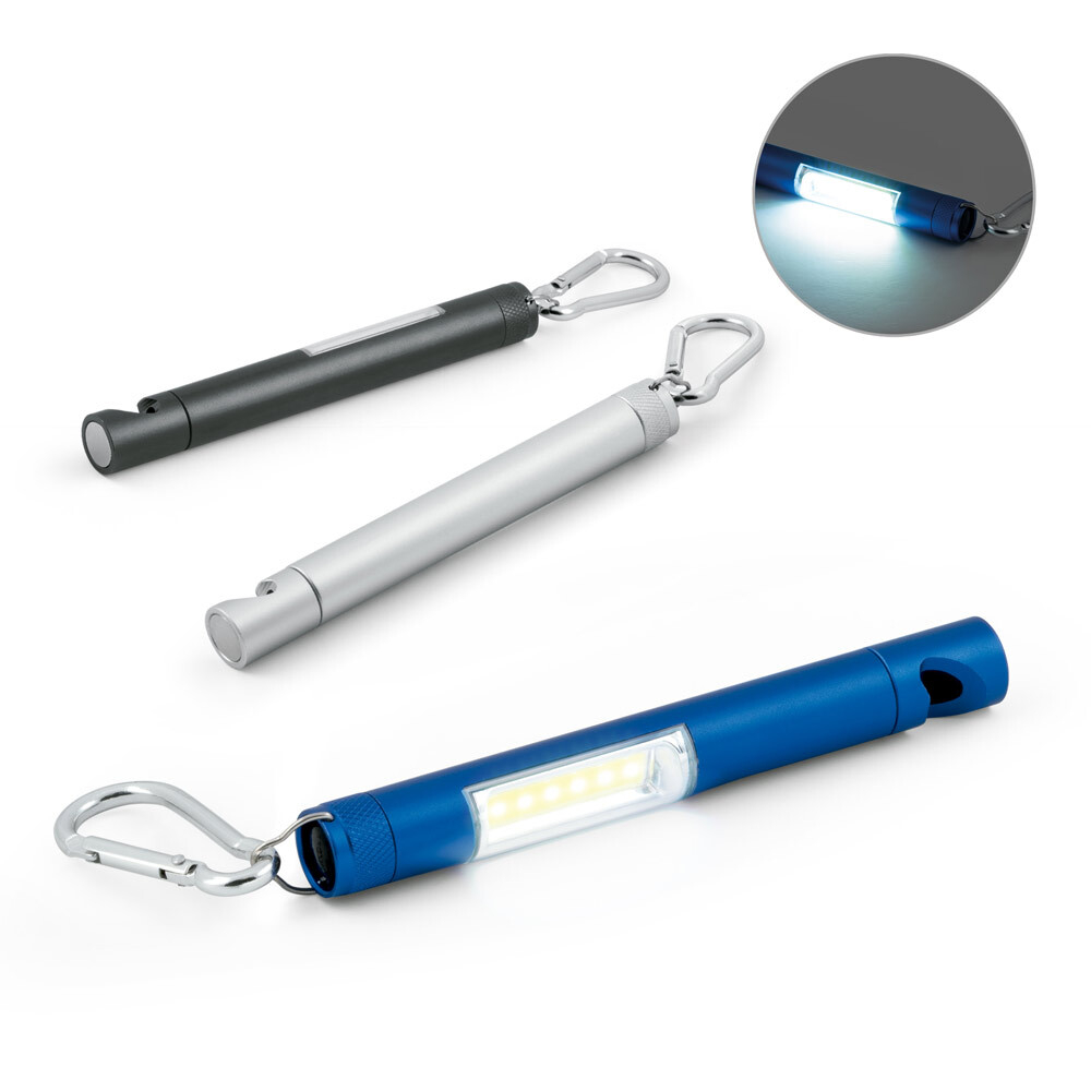 CORTS. Алюминиевый фонарик с COB LED