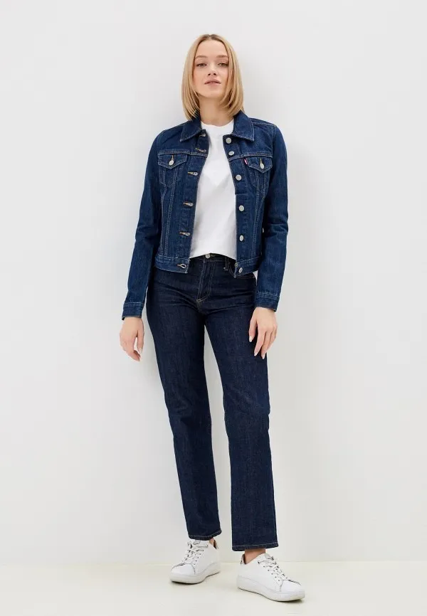 Куртка джинсовая женская LEVI'S ORIGINAL TRUCKER MED INDIGO - WORN IN