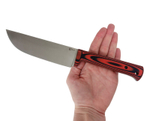 Нож Пчак Узбекский ц.м., сталь 95Х18, рукоять G10 красно-черная