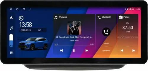 Магнитола для Mercedes-Benz B-класс (W246) 2011-2018 - Canbox H-Line 0158 монитор 12.3" QLED в стиле Audi на Android 10, Быстрая, ТОП-процессор, CarPlay, 4G SIM-слот