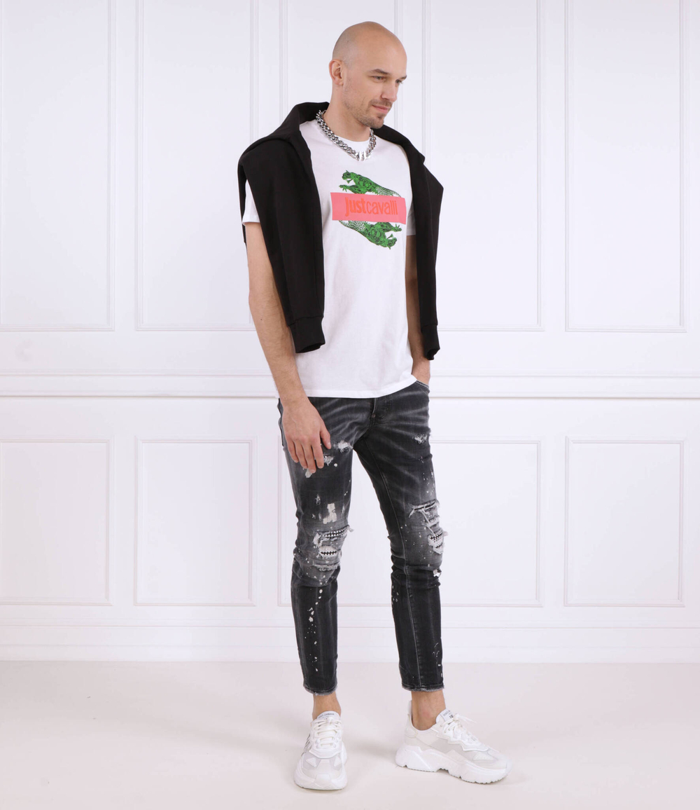 Футболка Just Cavalli - белый(74OBHF08CJ200)