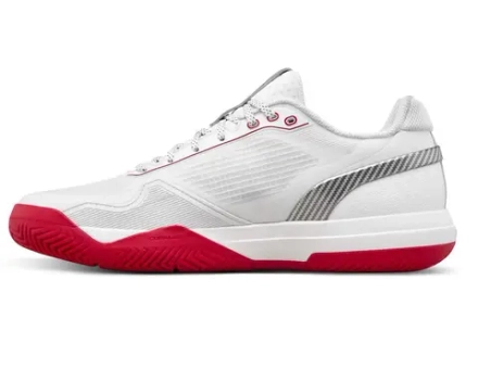 Мужские теннисные кроссовки Wilson Rush Pro 5 CTC - bright white/wilson red/microchip