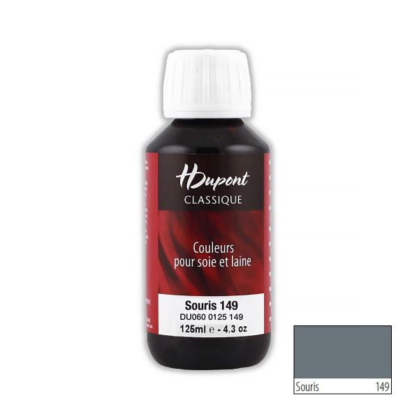 Краска для шелка H Dupont Classic, 125мл, 149 серый мышиный