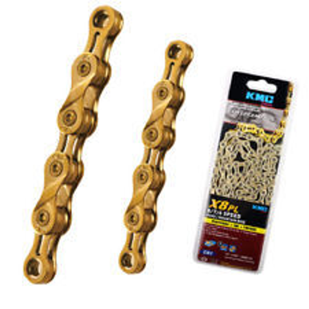 Цепь KMC X8 PL 116 links GOLD