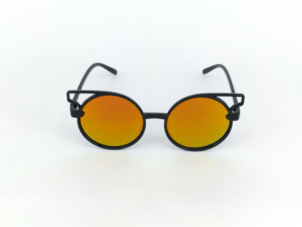 Солнцезащитные очки LIN PC 9002 Black-Yellow Mirror
