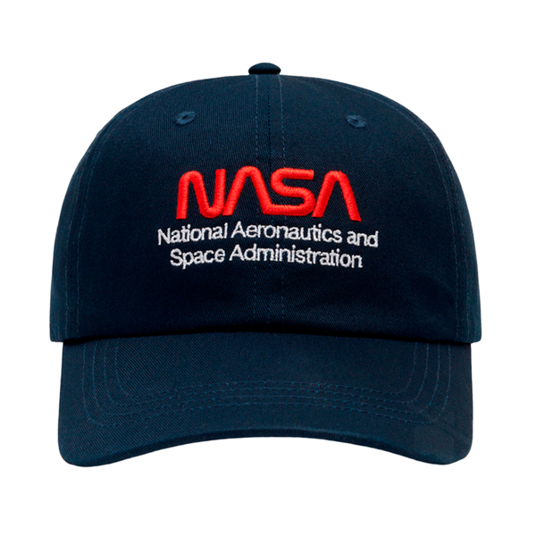 Бейсболка Alpha Industries Nasa Worm Logo Cap Replica Blue (Синяя)