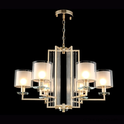 Люстра Crystal Lux NICOLAS SP-PL6 GOLD/WHITE 3401/306