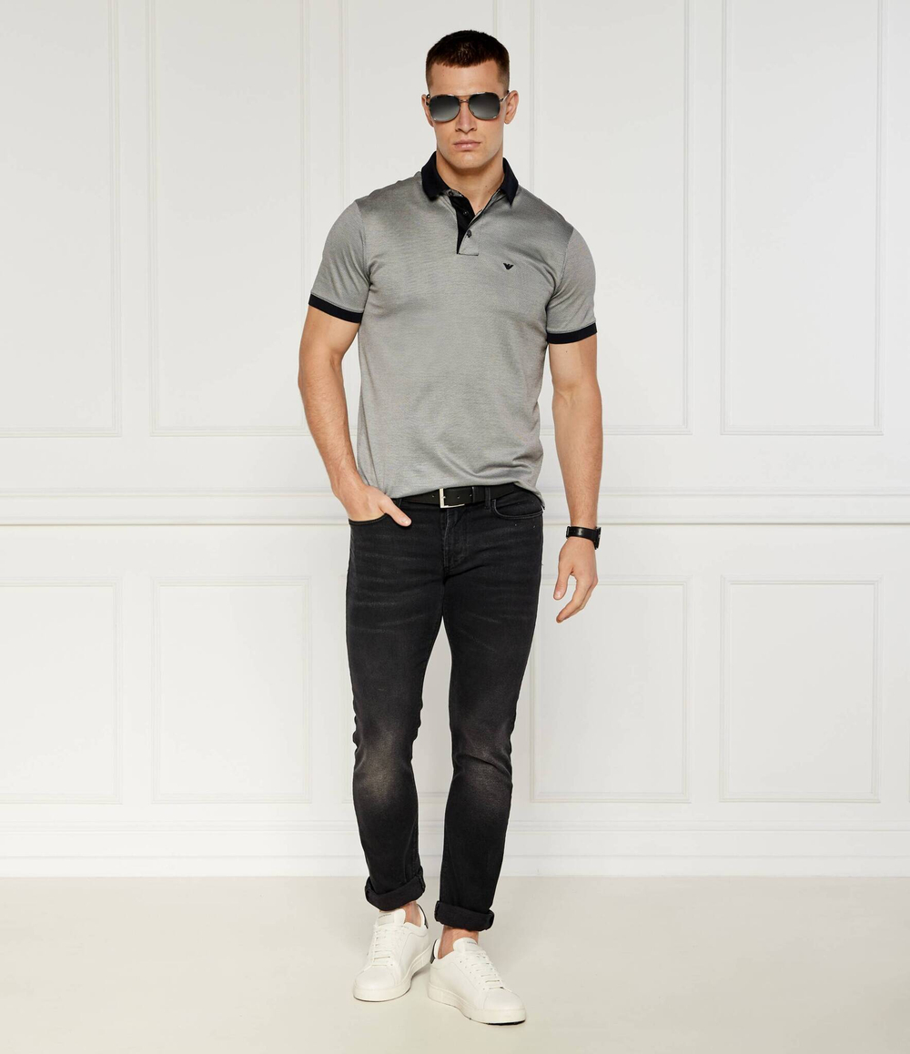 Поло Emporio Armani - черный(6D1F61 1JCUZ)